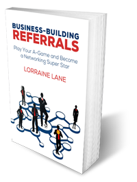 Business Building Referrals Book by Lorraine Lane